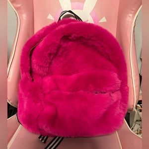 Furry backpack